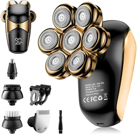 SHPAVVER Afeitadoras de cabeza para hombres calvos: maquinilla de a...