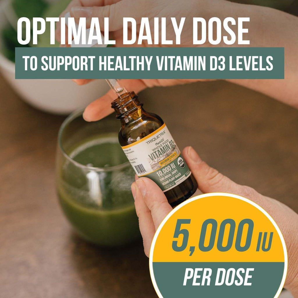 Planta-D3 Vitamina D3 Orgánica 5000 UI - Vegana, Líquido Sublingual...