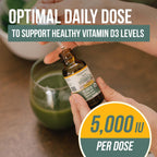 Planta-D3 Vitamina D3 Orgánica 5000 UI - Vegana, Líquido Sublingual...