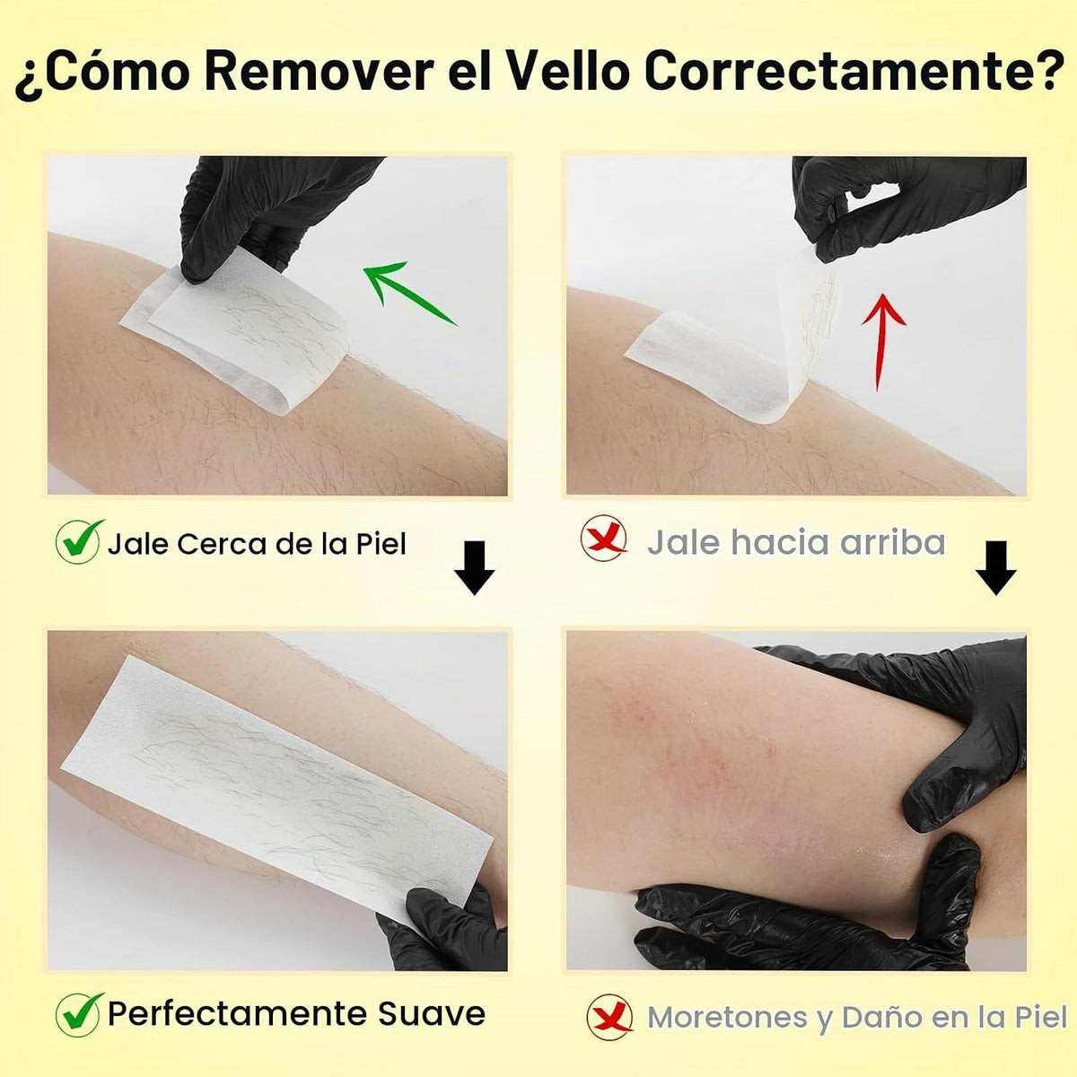 Waxers Kit de Cera con Rodillo Kit de Cera Roll-on para Depilación...