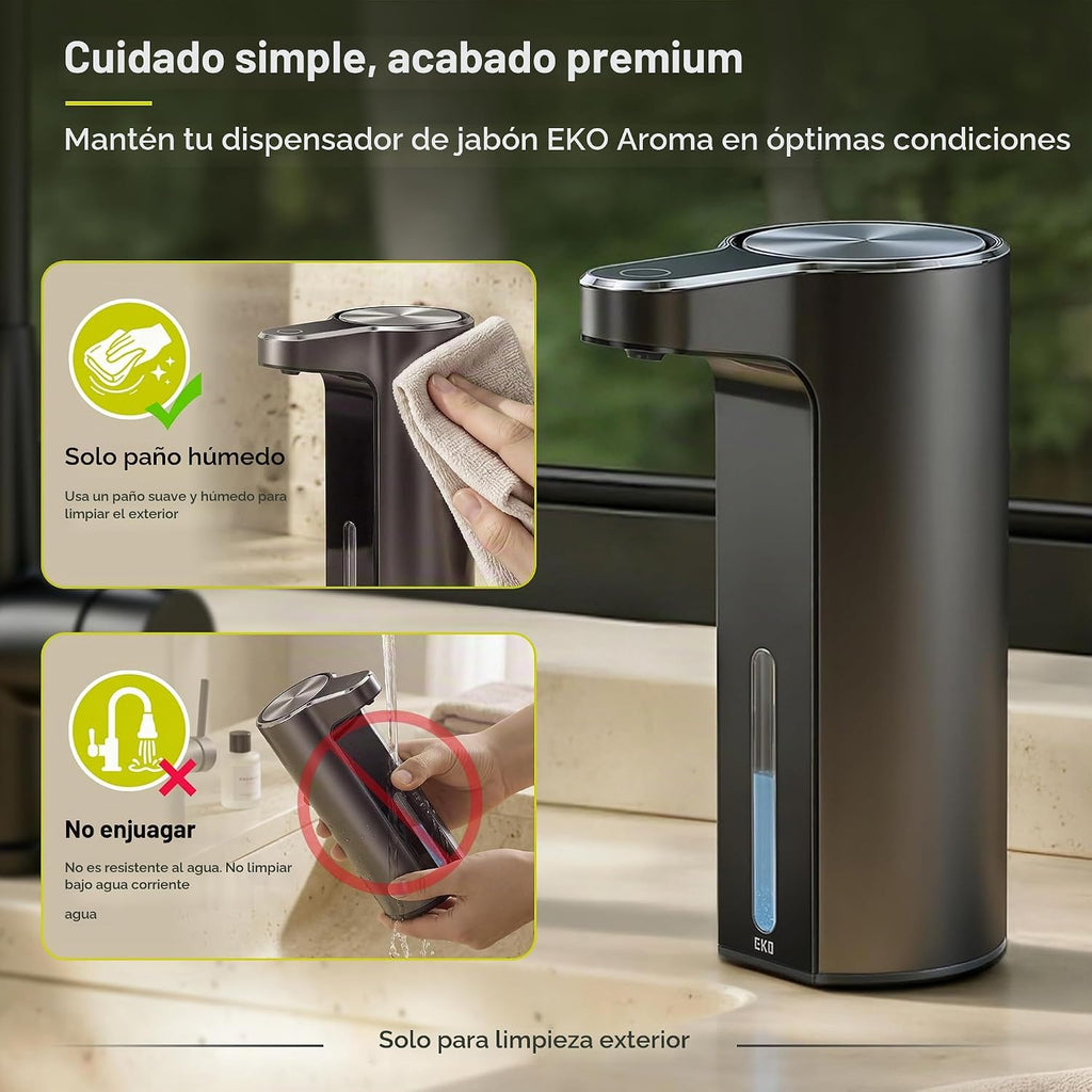 EKO Dispensador de jabón automático sin contacto Aroma para baño y...