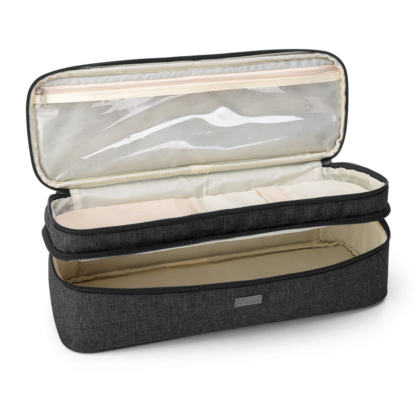 Teamoy Bolsa de almacenamiento de viaje de doble capa compatible co...