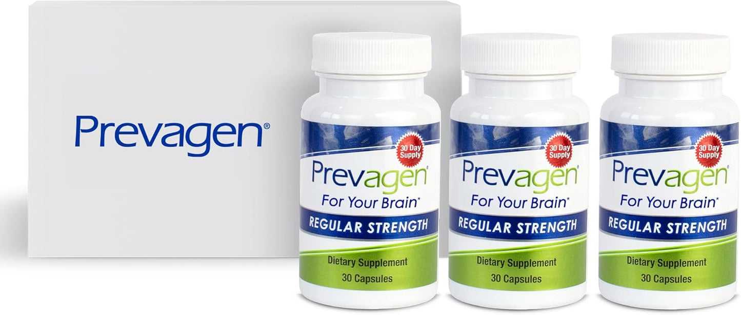 Prevagen Regular Strength - 90 cápsulas (suministro de 3 meses) | F...