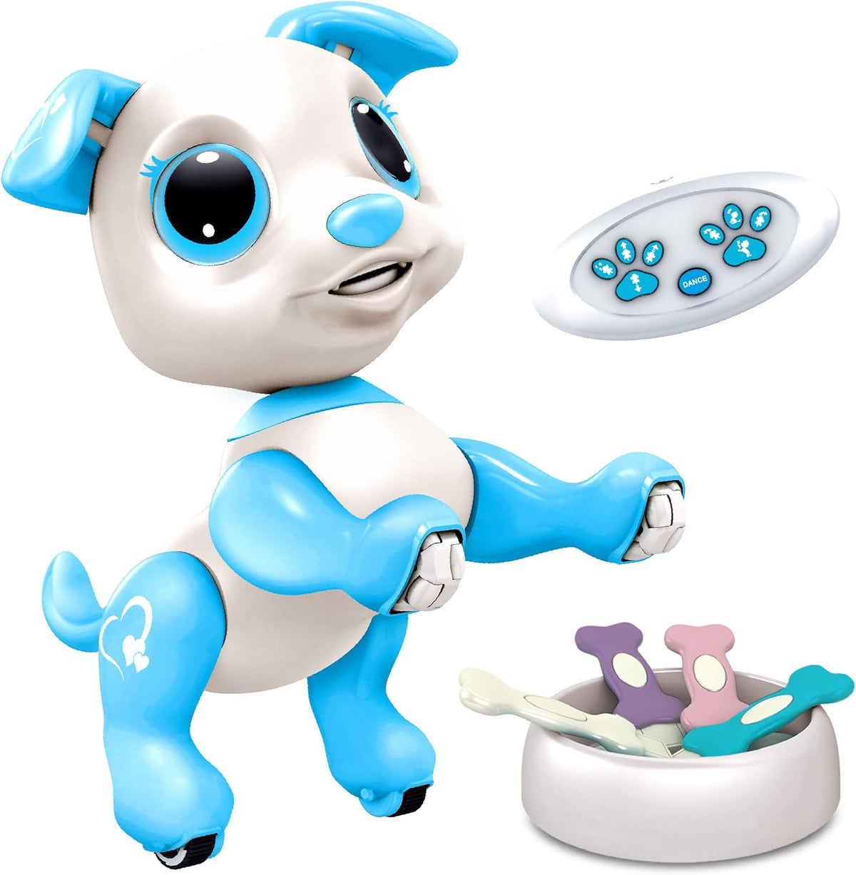 Robo Pets Robot de juguete para perros para niñas y niños, robot de...