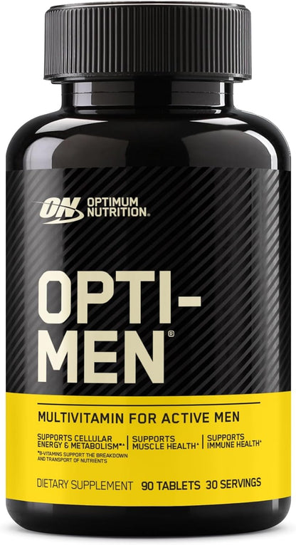 Optimum Nutrition Opti-Men, Vitamina C, Zinc y Vitamina D, E, B12 p...
