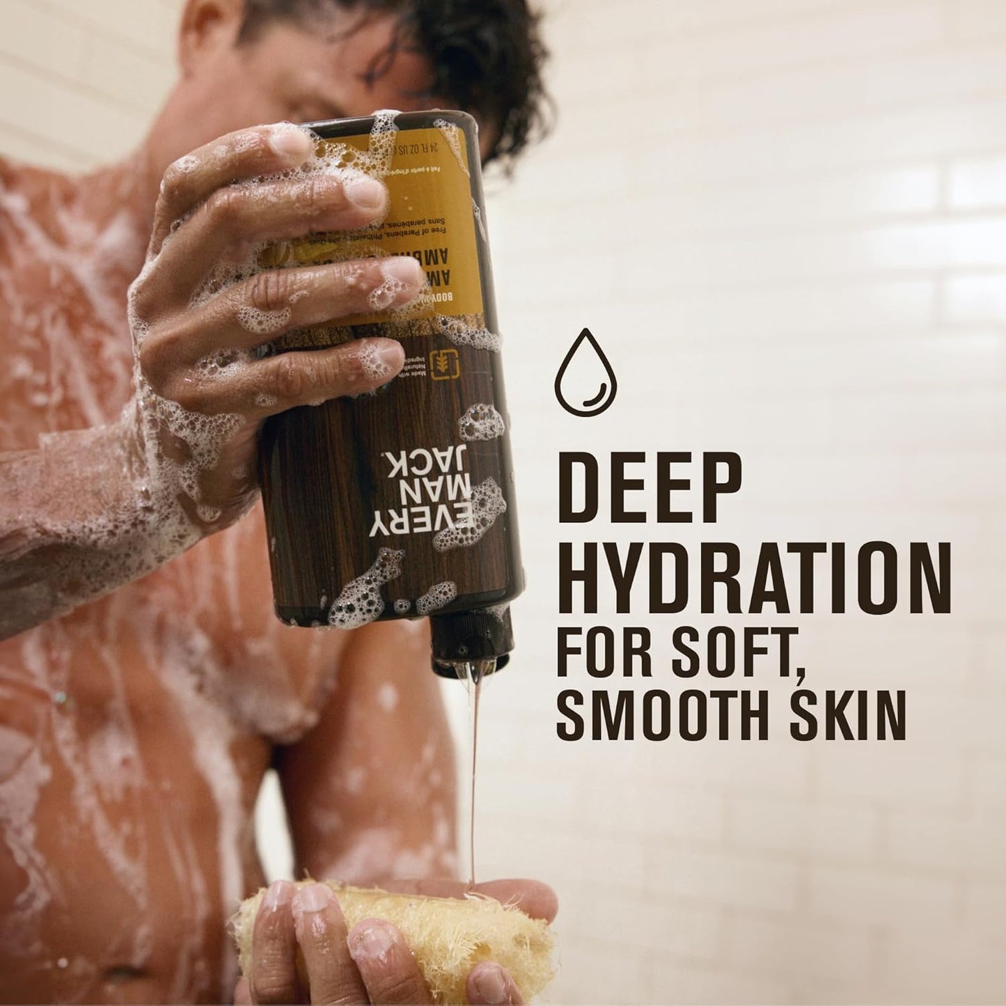 Every Man Jack Eucalyptus Mint - Gel de baño hidratante para hombre...