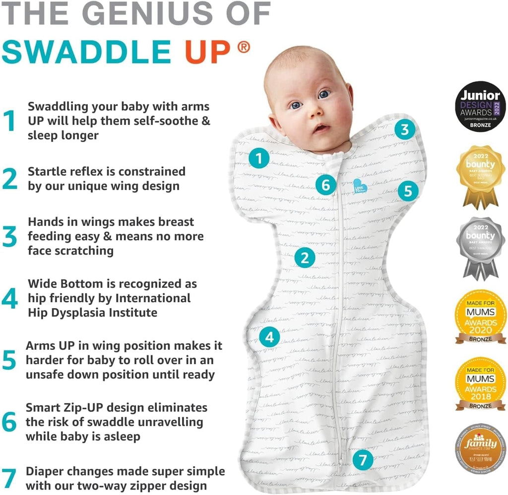 Love to Dream Swaddle Up - Saco de dormir para bebé | 1.0 TOG, 13-1...
