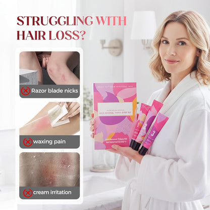 Crema depilatoria facial suave para mujeres, fórmula avanzada para...