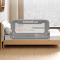 GrowthFun - Riel de cama plegable para niños pequeños, marco y cone...