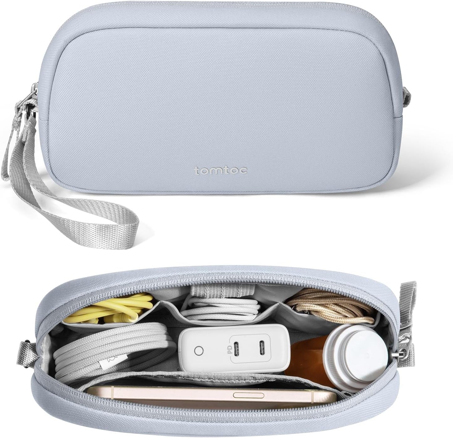 tomtoc Estuche organizador de accesorios de viaje para electrónicos...