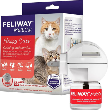 FELIWAY MultiCat - Kit de iniciación de difusor de feromonas calman...