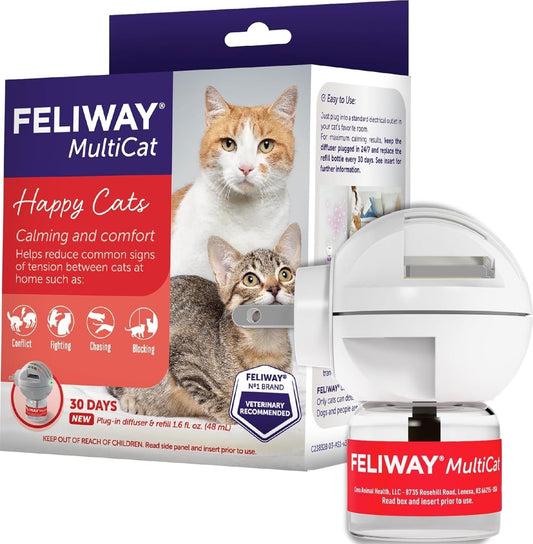 FELIWAY MultiCat - Kit de iniciación de difusor de feromonas calman...