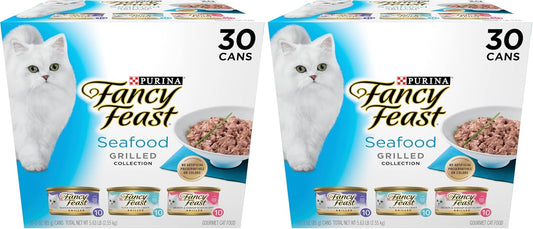 Fancy Feast Purina - Alimento húmedo a la parrilla para gatos, cole...
