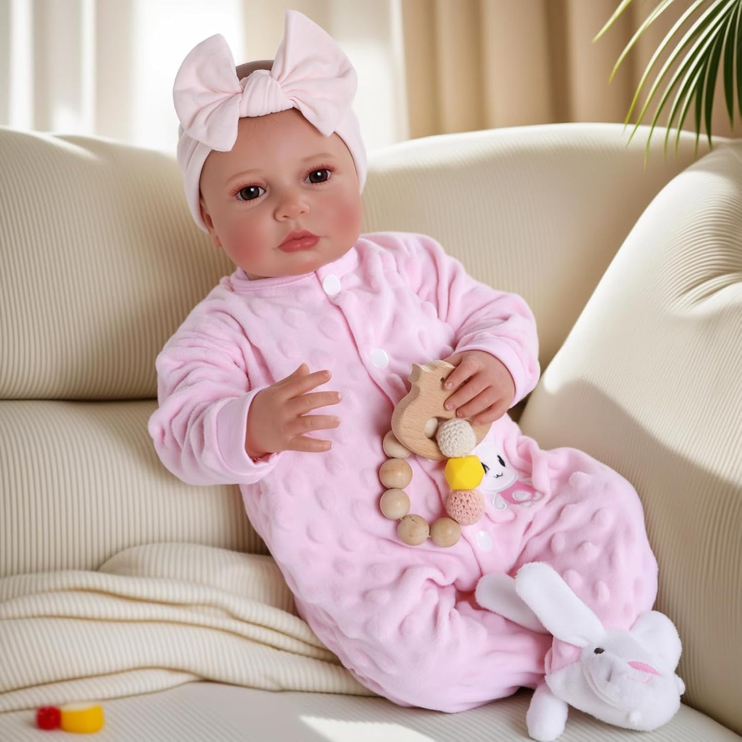 BABESIDE Reborn Baby Dolls - Muñeca realista de vinilo suave de 20...