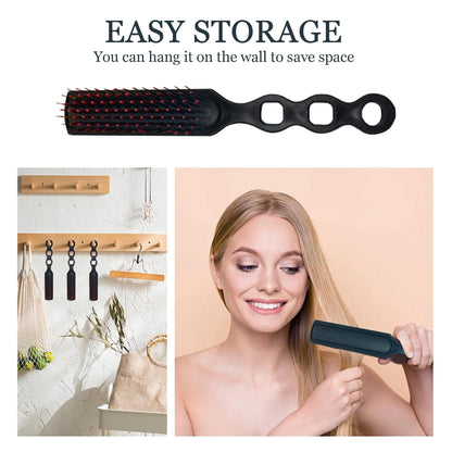 Paquete de 100 cepillos de pelo a granel para personas sin hogar, cepillo de pelo negro, cepillo desenredante, cepillo de ventilación para cabello rizado, adecuado para personas sin hogar,