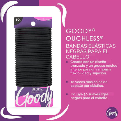 Goody Ouchless - Bandas elásticas para el cabello, sin tirones, sin...
