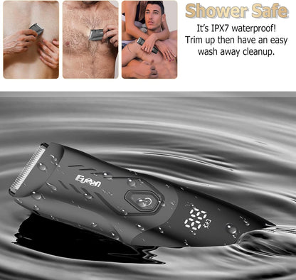 ENSSU Manscape - Recortadora de pelo corporal para hombres, recorta...