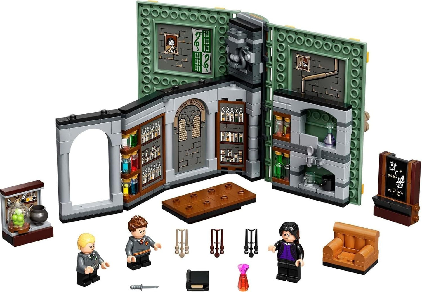 LEGO® Harry Potter™ Hogwarts™ Moment: Clase de Pociones 76383 Set de Construcción de Ladrillos con la Clase de Pociones del Profesor Snape