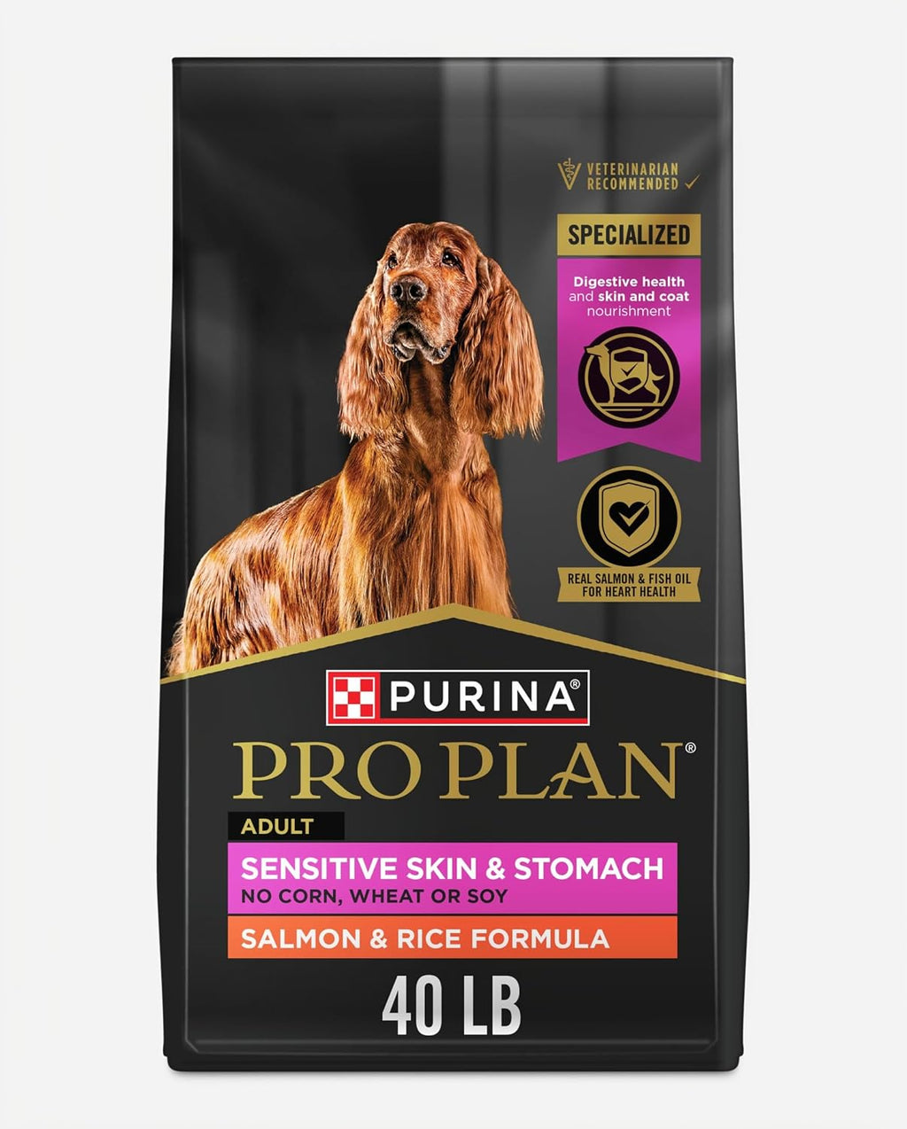 Purina Pro Plan - Comida seca para perros con piel y estómago sensi...