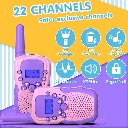 Selieve - Juguetes para niños de 5 a 12 años, walkie talkies para n...