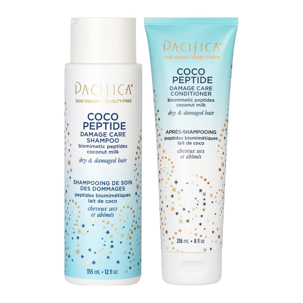Pacifica Coco Peptide Damage Care Champú y Acondicionador Set \u201...