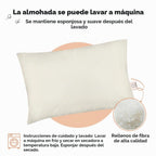 KeaBabies Paquete de 2 almohadas para niños de 2 años a 5,13 x 18 p...