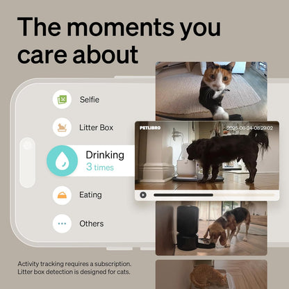 PETLIBRO - Cámara para mascotas AI para interiores con aplicación d...