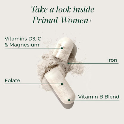 Primal Harvest Multivitamínico para mujeres Vitamina A, vitamina C,...
