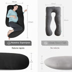 MOON PARK - Almohadas de embarazo y maternidad de cuerpo completo p...