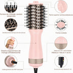 Aima Beauty Pequeño cepillo automático del secador de pelo del volt...