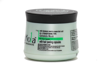 Gotukola Mascarilla capilar con cápsulas de peeling nutritiva y tra...