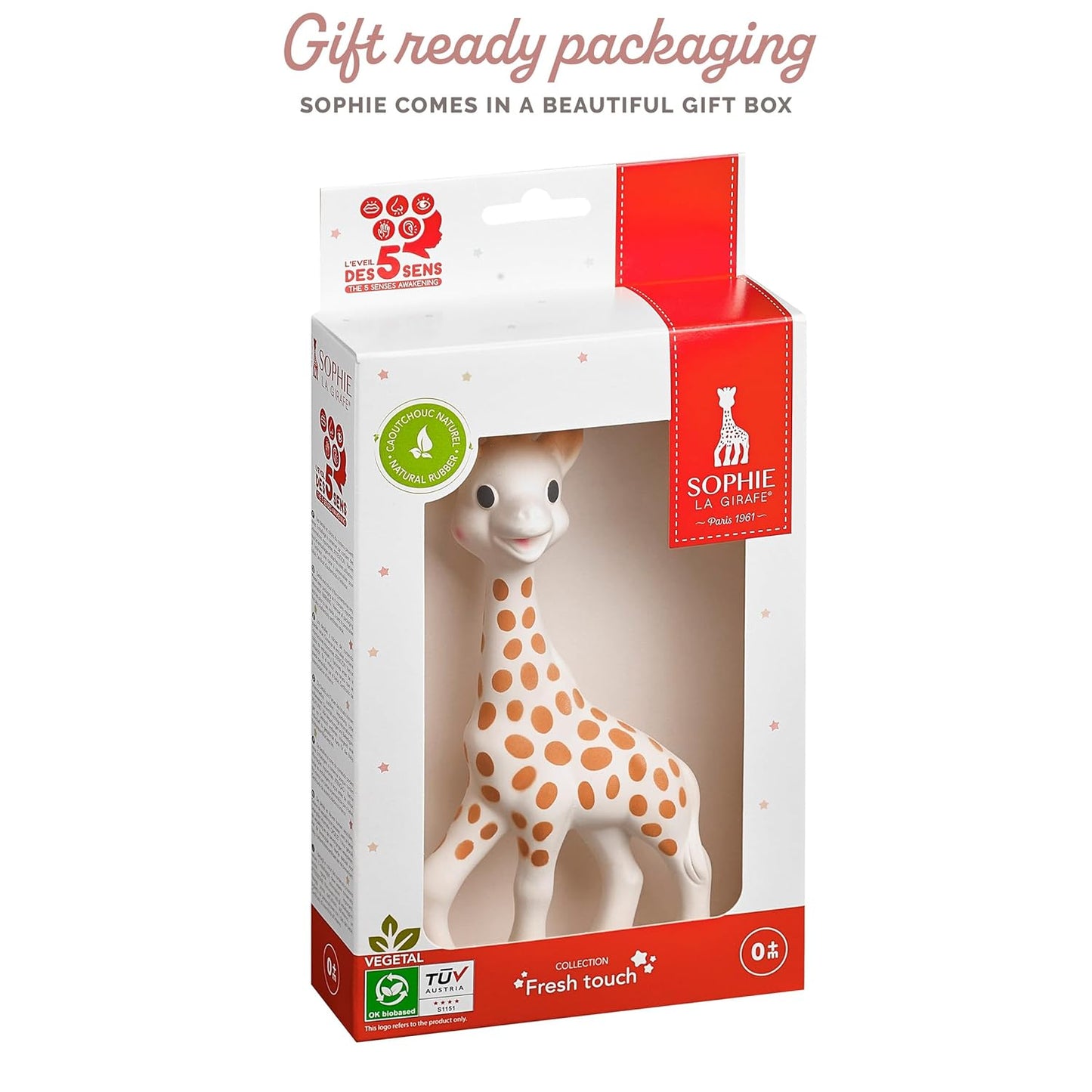 La jirafa de Vulli Sophie, Caja roja
