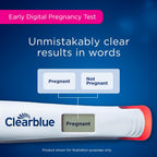 Clearblue Kit de prueba de embarazo temprano, kit de prueba de emba...