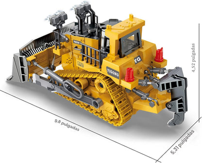 Dwi Dowellin Camiones Bulldozer RC para Niños, Bulldozer de Control...