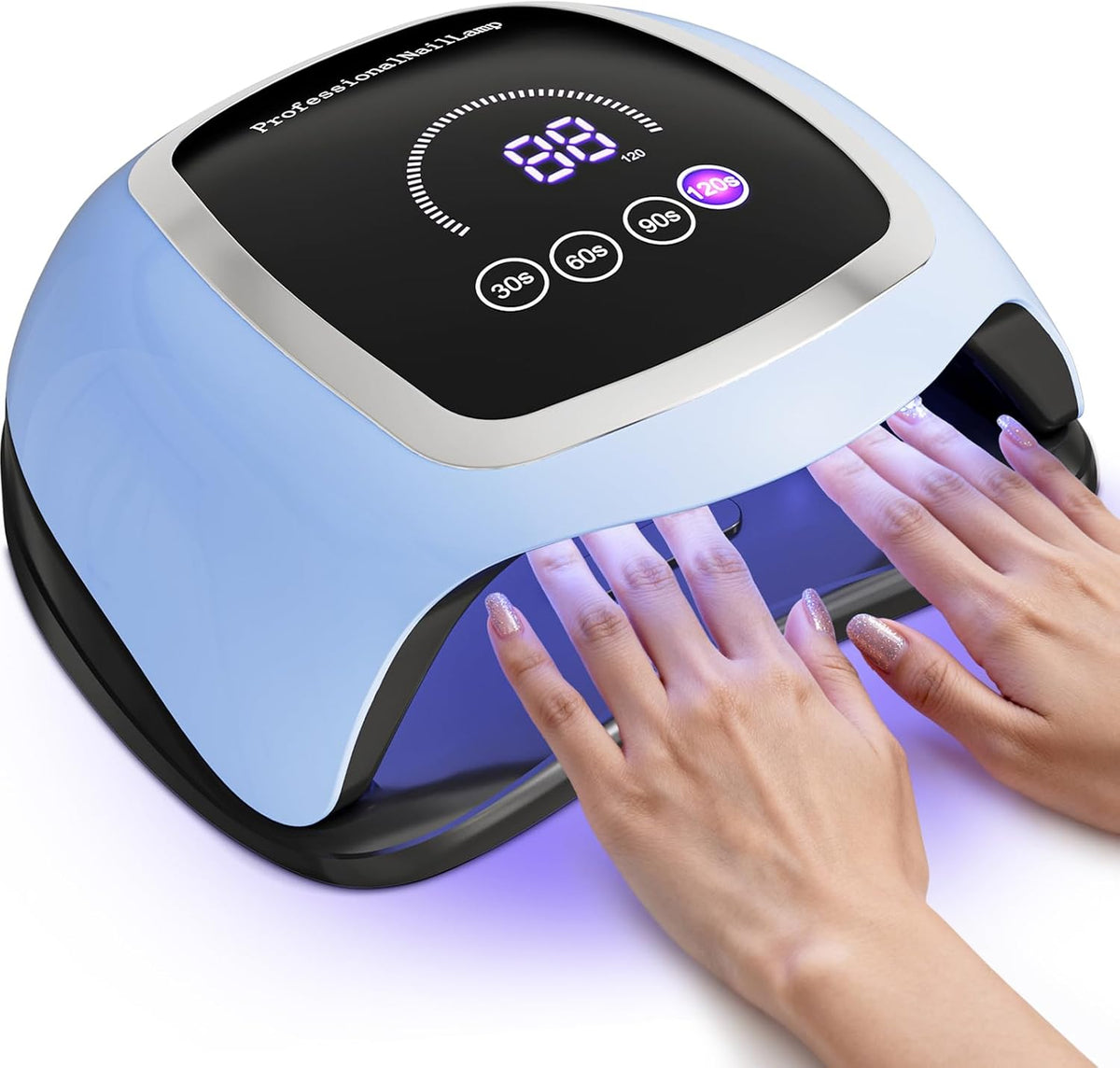 Gugusure Lámpara de uñas LED UV, secador de uñas mejorado de 180 W...