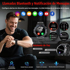 Jugeman Reloj inteligente militar para hombres GPS incorporado con...