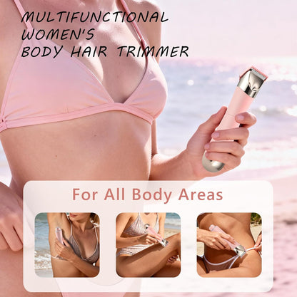 Dermave - Afeitadora y recortadora de bikini para mujer, IPX7 imper...