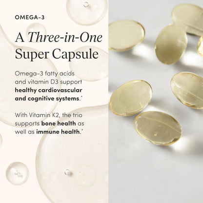 The 'Pause Life Omega 3, vitamina D y K2, suplemento sin gluten...