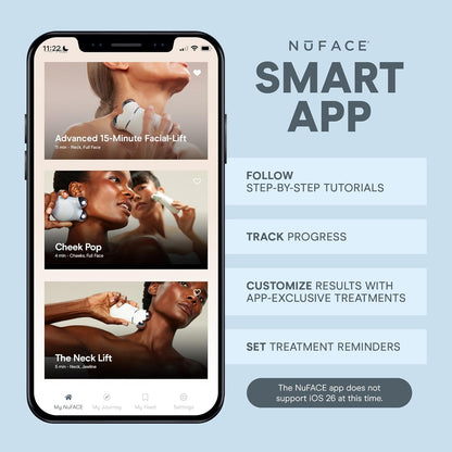 NuFACE Trinity+ Dispositivo Facial de Microcorriente, Reductor de A...