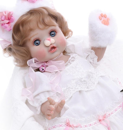 Cloveray Muñeca Bebé, Muñeca Reborn Toddler Realista de 18 Pulgadas...