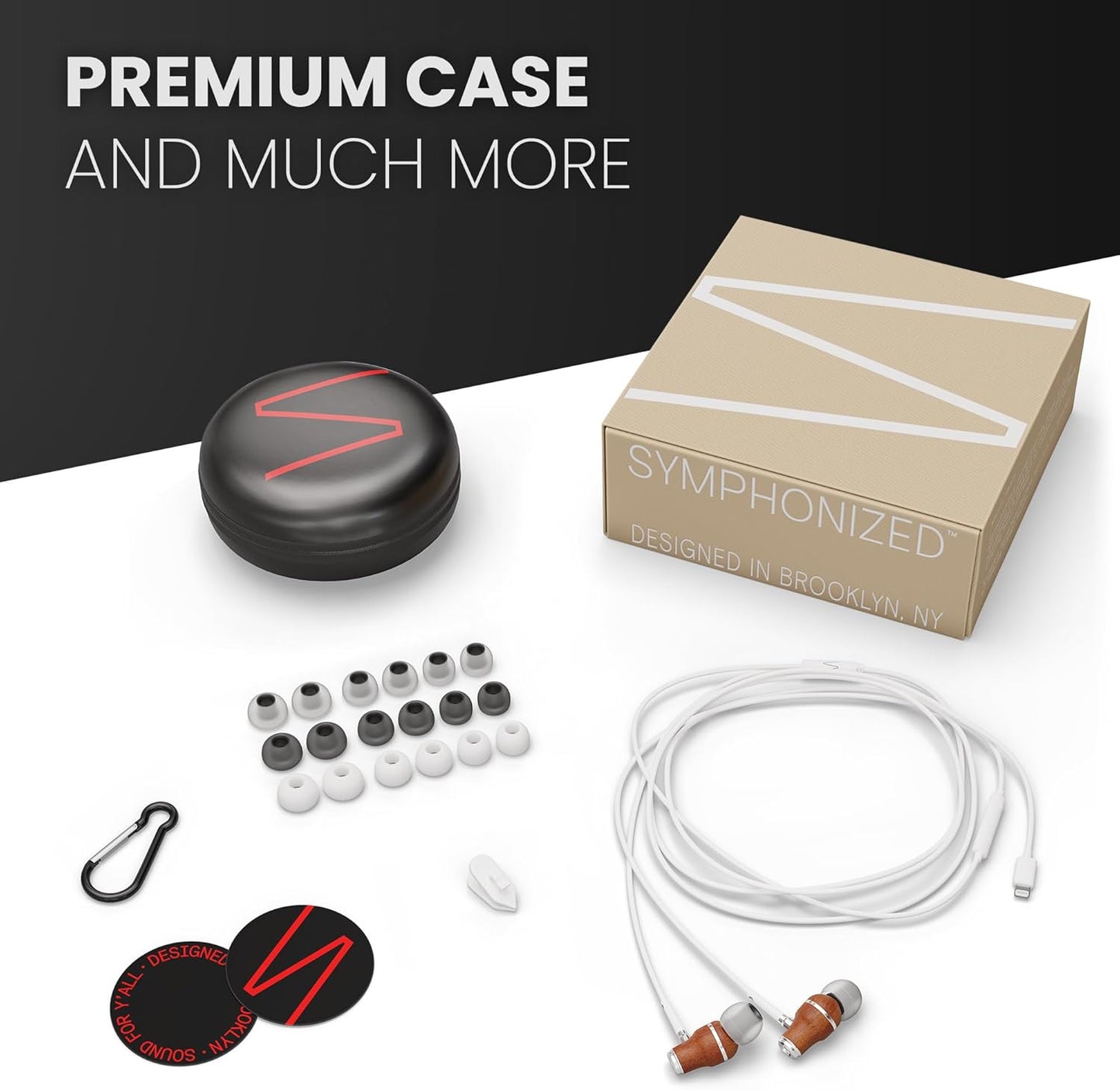 Symphonized Auriculares para iPhone, sonido de graves profundos con...