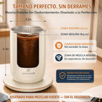 Taza de café con agitación automática, taza calentada de 10 oz con...