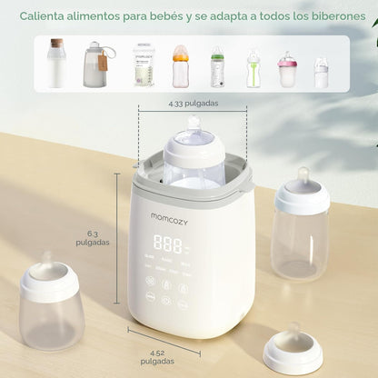 Momcozy Calentador de Biberones, Calentadores de Biberones Rápidos...