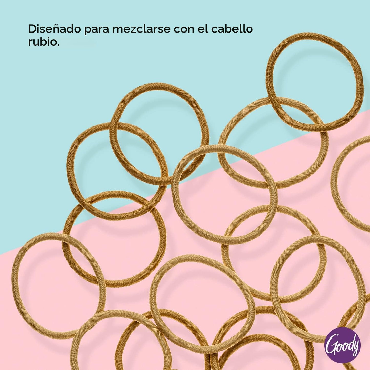 Goody WoMens Ouchless - Elásticos de 0.157 in, rubias, 30 unidades