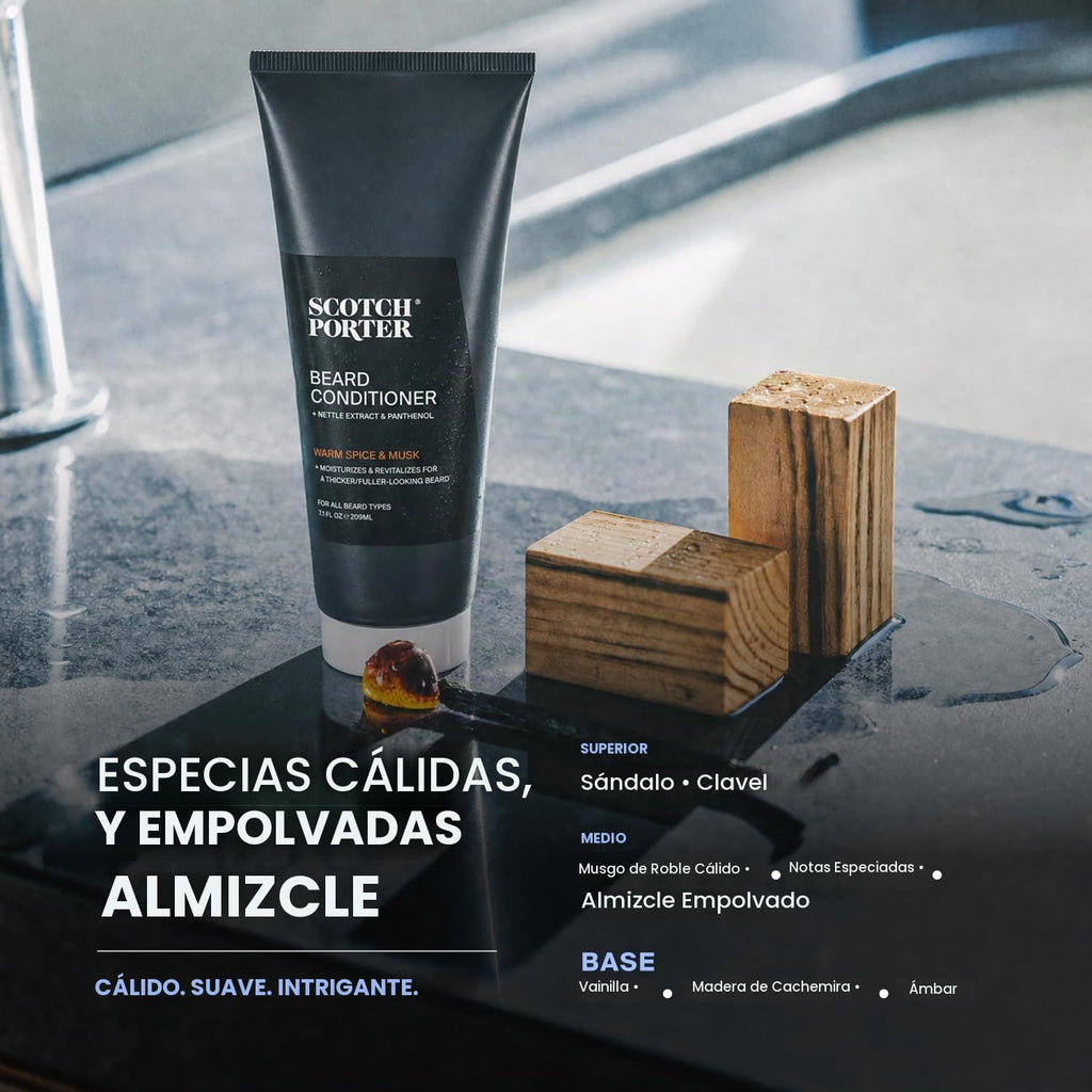 Scotch Porter Hidratar y nutrir el acondicionador de barba para hom...