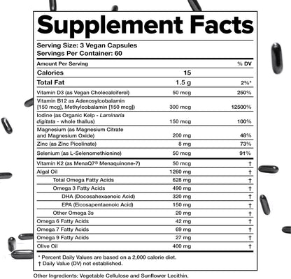 Complement Multivitamínico vegano esencial para hombres y mujeres (...