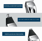 Wahl USA Recortadora recargable de iones de litio todo en uno para...