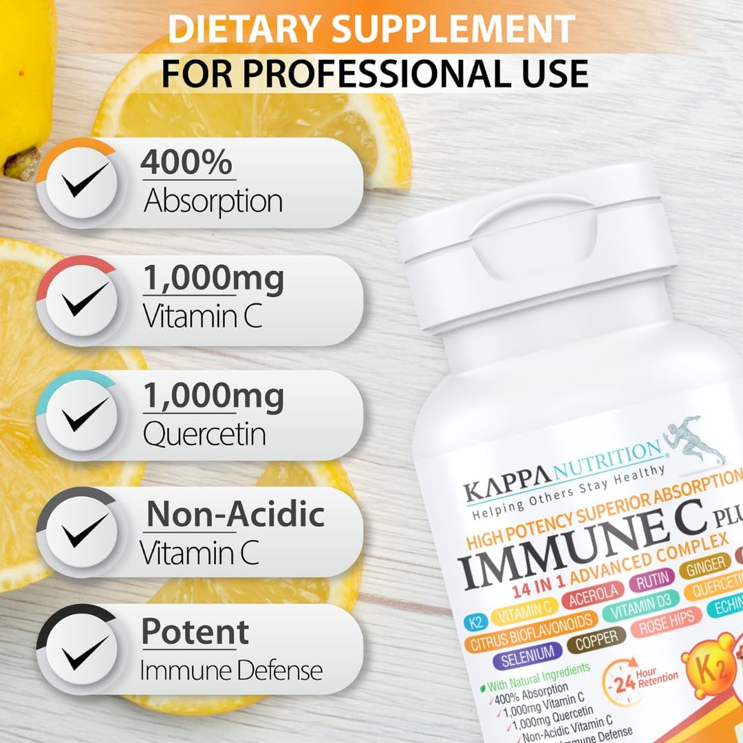 Quercetina 1.000 mg, Vitamina C 1.000 mg, Zinc 50 mg, Vitamina D3 5...