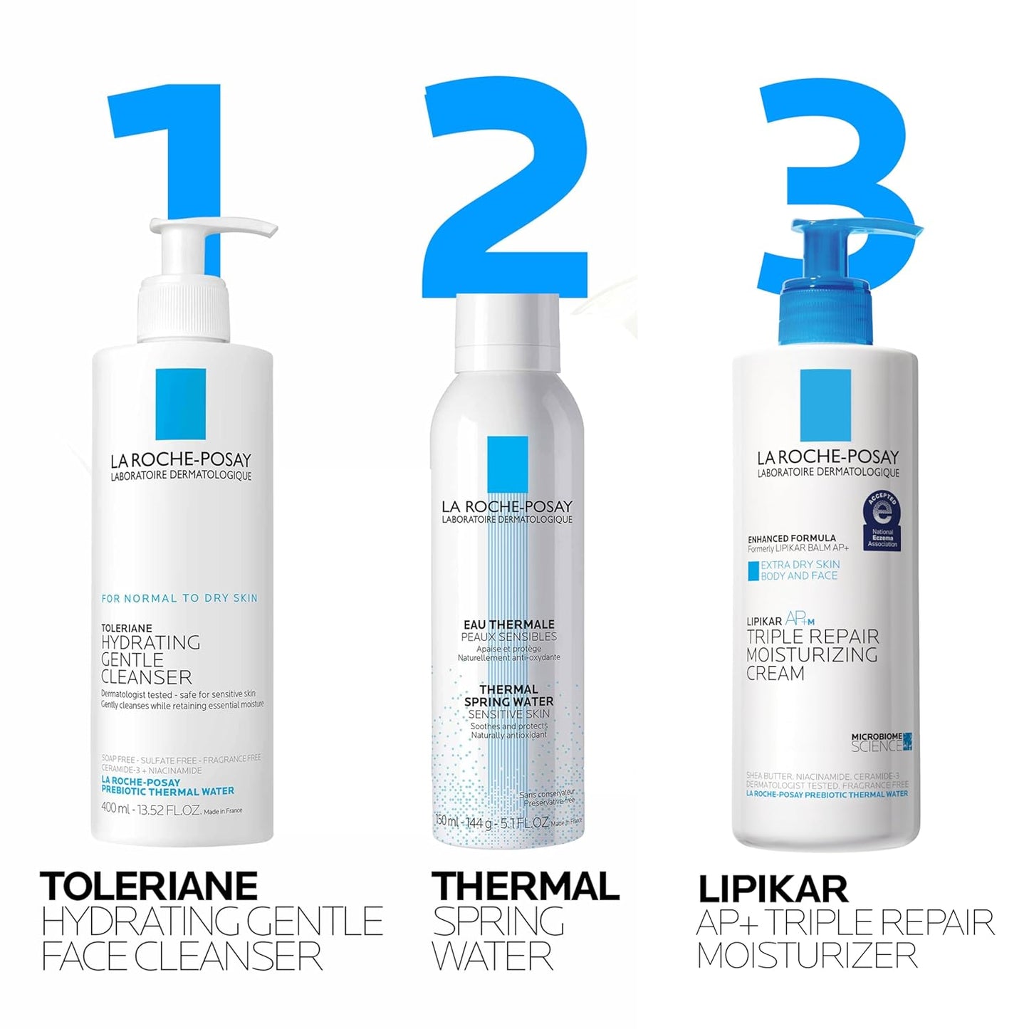 La Roche-Posay Lipikar AP+ - Crema hidratante triple reparadora, lo...