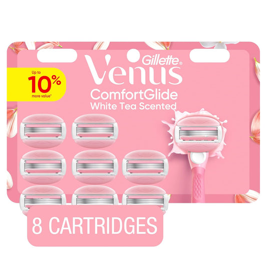 Venus ComfortGlide White Tea - Cuchillas de afeitar para mujer, con...
